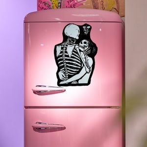 Love of a Lifetime Mistletoe Skeleton Spooky Scary Creepy Cool MAGNET